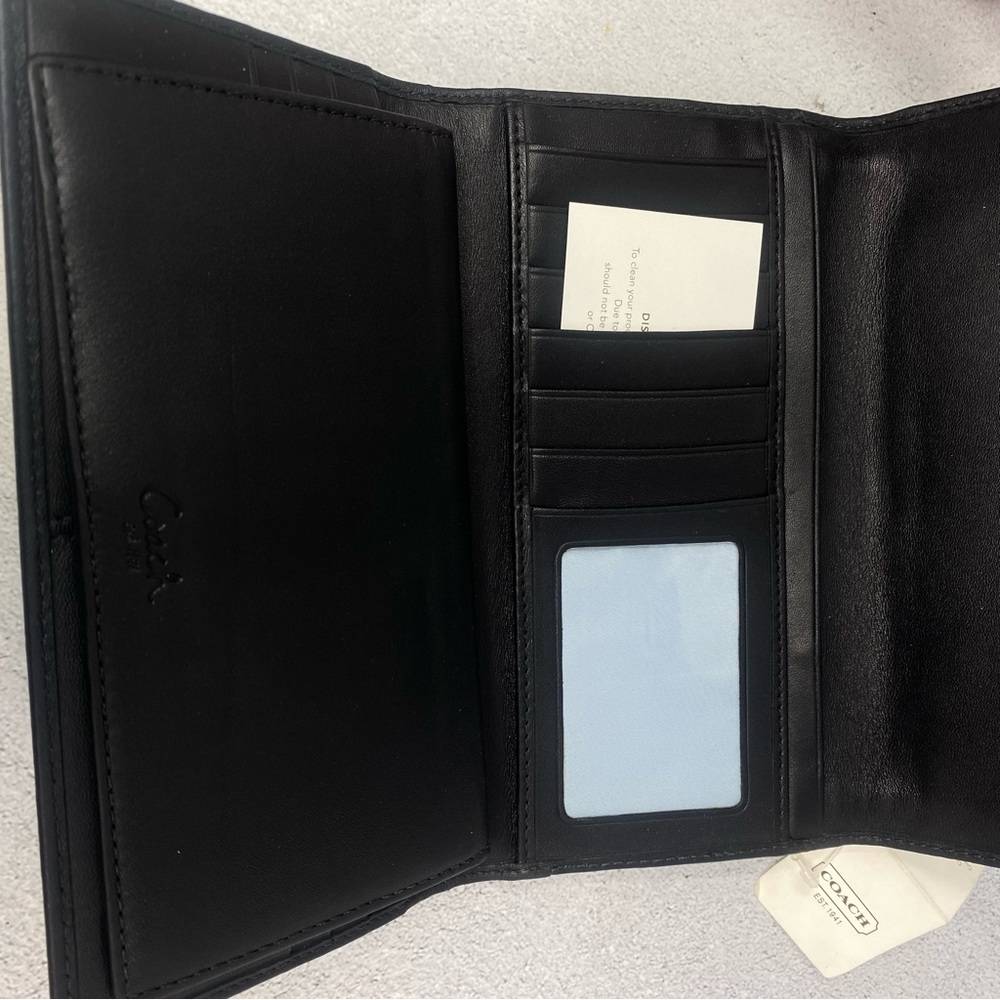 ❤️Coach NWT F46240 Black Long Wallet. - Picture 9 of 12